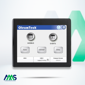 Pantalla LCD Local HMI de OleumTech para Gateway DH3 en AMS