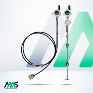 Sensor de nivel de tanque inalámbrico con pantalla LCD local OleumTech OTC en AMS