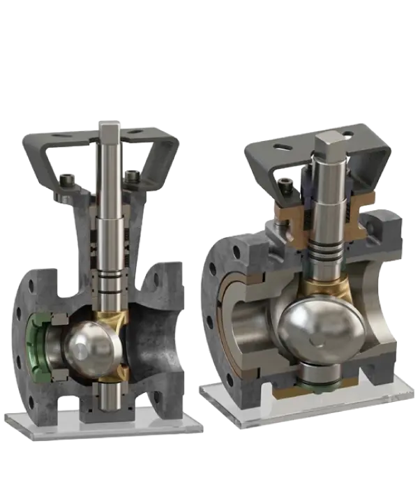 Válvula AMS de tapón excentrico