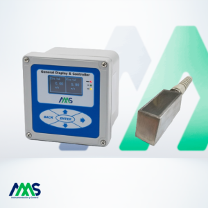 Medidor de flujo ultrasónico tipo Doppler SPX23 con sensores clamp-on para instalación no intrusiva.