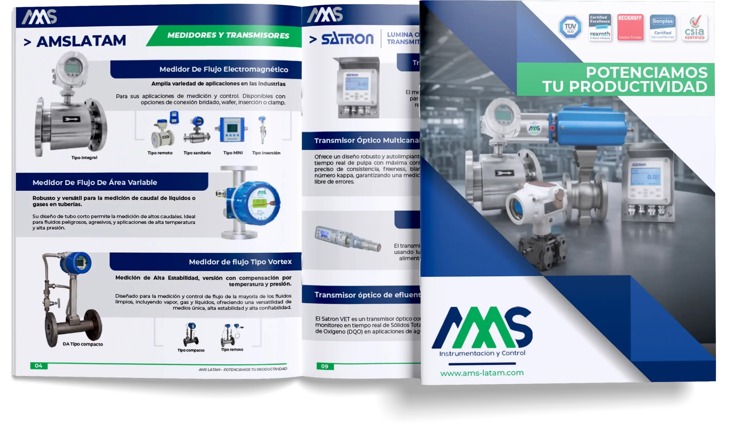 Catálogo de Instrumentación Industrial AMS Latam